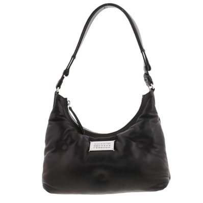 【値下げ】Maison Margiela メゾン マルジェラ GRAMSLAM HOBO SMALL ショルダーバッグ SB3WG0024 レザー ブラック レディース【中古】