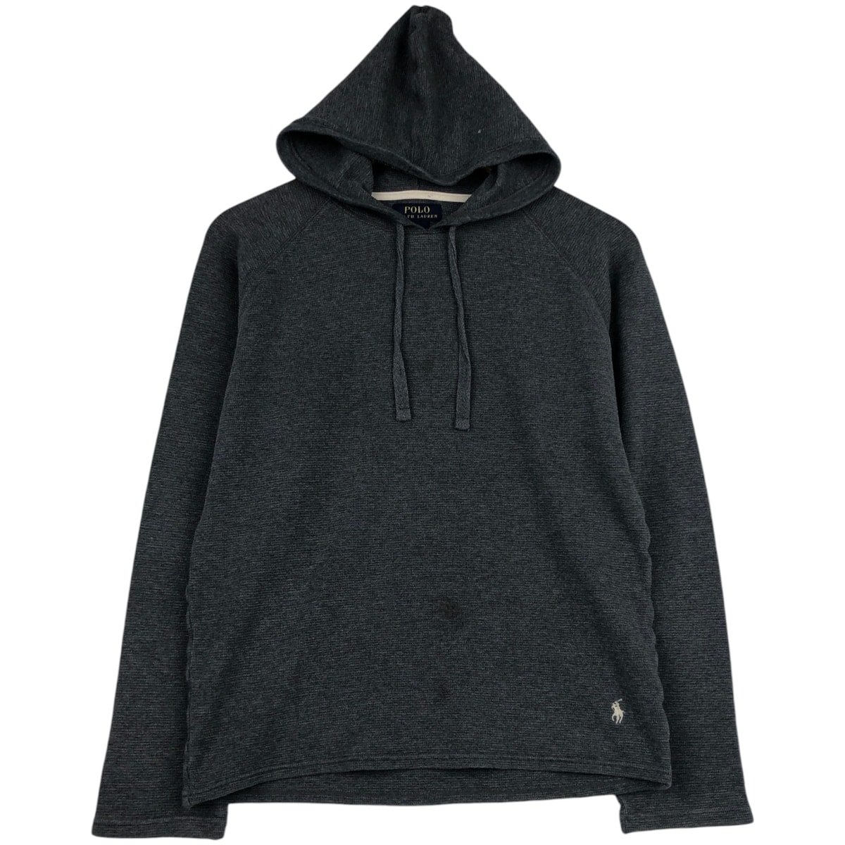古着 ラルフローレン Ralph Lauren POLO RALPH LAUREN フード付き サーマルロンT ワッフル メンズS相当/eaa632154