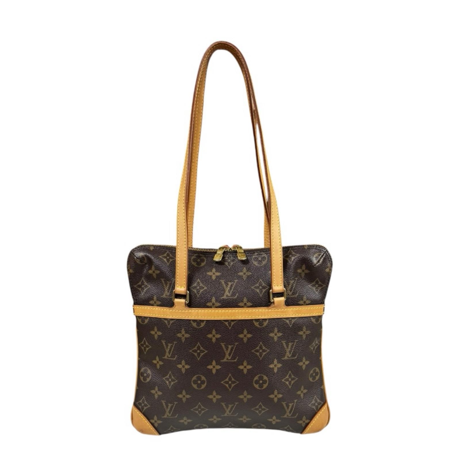 ルイヴィトン クーサンGM モノグラム ショルダーバッグ モノグラムキャンバス M51141 ブラウン レディース LOUIS VUITTON 中古