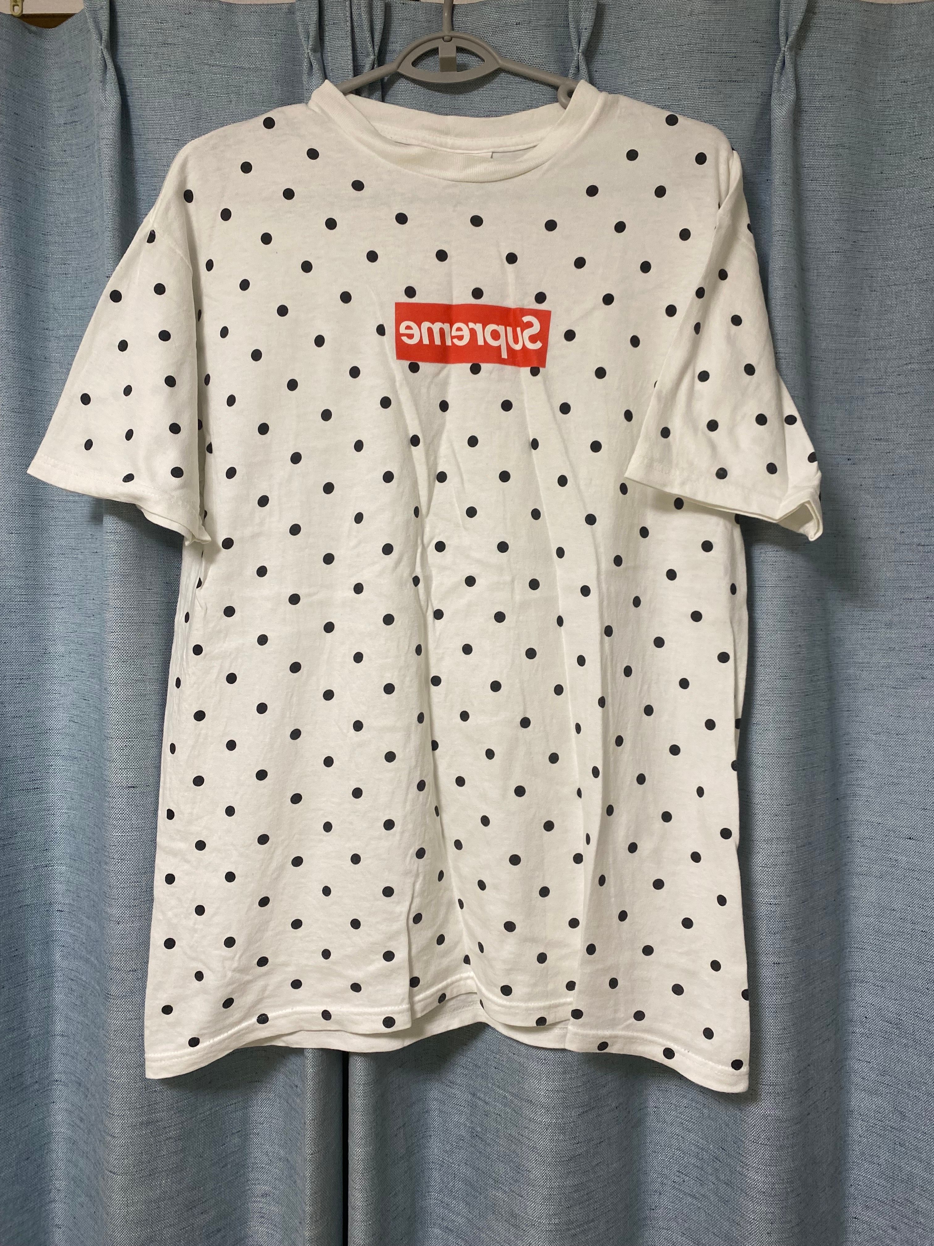 Supreme COMME des GARCONS SHIRT Polka Dot Tee "White"