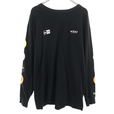 NEW ERA ニューエラ 岡本太郎 コラボ 長袖 Tシャツ XL ブラック ロンT