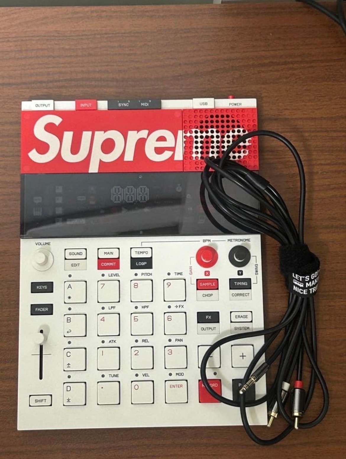 Supreme x teenage engineering EP–133 K.O. II "White"