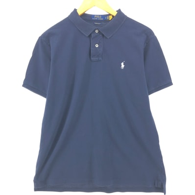 古着 ラルフローレン Ralph Lauren POLO RALPH LAUREN CUSTOM SLIM FIT 半袖 ポロシャツ メンズL相当/eaa551373