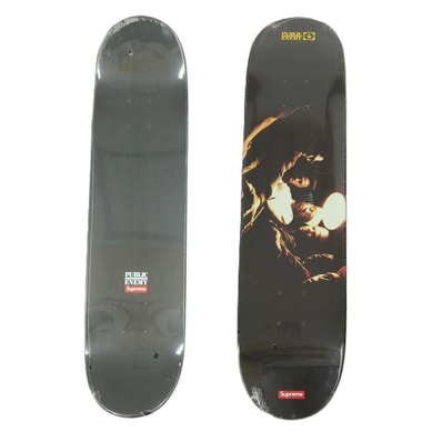 【中古】シュプリーム Supreme 2006年 Public Enemy Skateboard スケートボード デッキ スケボー ブラック【メンズ】