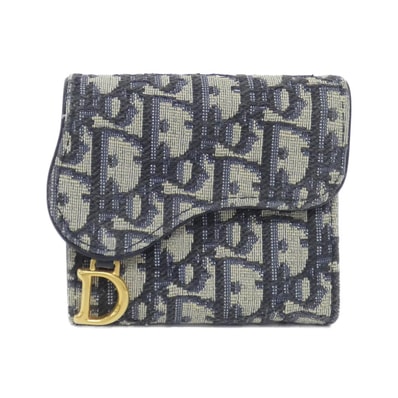 クリスチャンディオール DIOR OBLIQUE サドル ロータス ウォレット S5652CTZQ 財布