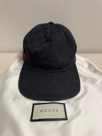 GUCCI Original GG Canvas Baseball Cap "Black"