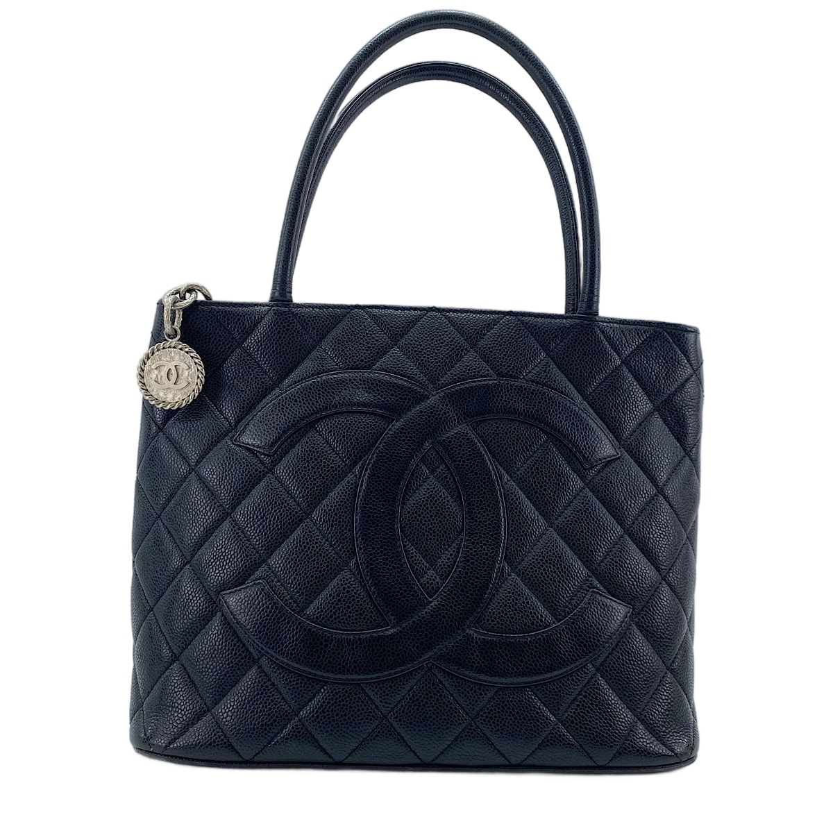 シャネル CHANEL キャビアスキン 復刻トート トートバッグ【中古】