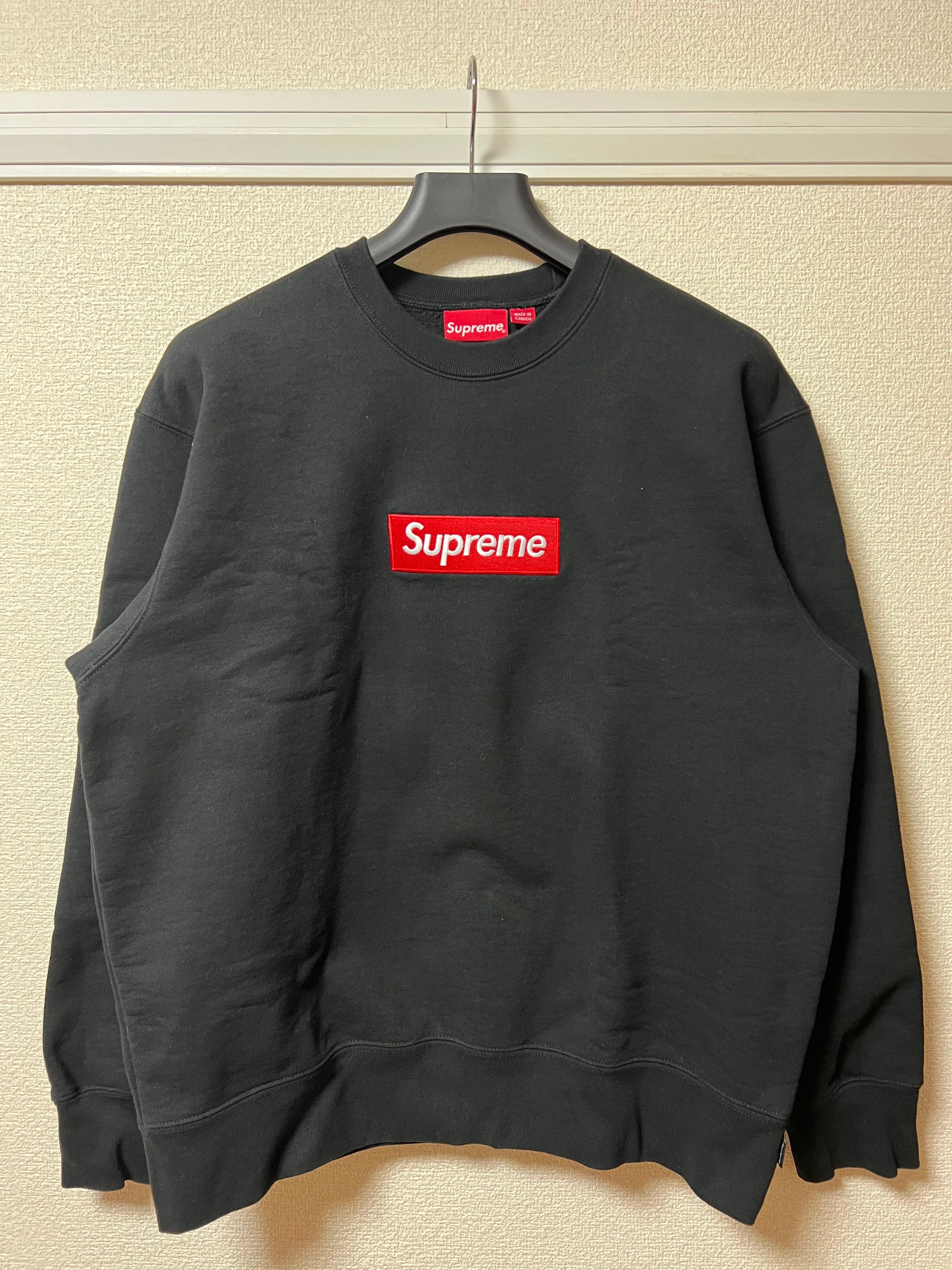 Supreme Box Logo Crewneck "Black" (22FW)