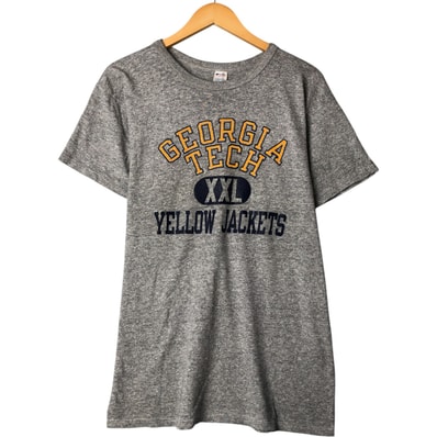 古着 80年代 チャンピオン Champion トリコタグ 88/12 ハチハチワンツーボディー 杢グレー 霜降り プリントTシャツ USA製 メンズL相当 ヴィンテージ/eaa564269