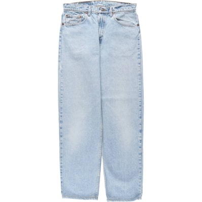 古着 リーバイス Levi's 550 RELAXED FIT テーパードデニムパンツ USA製 メンズw33相当/eaa649101