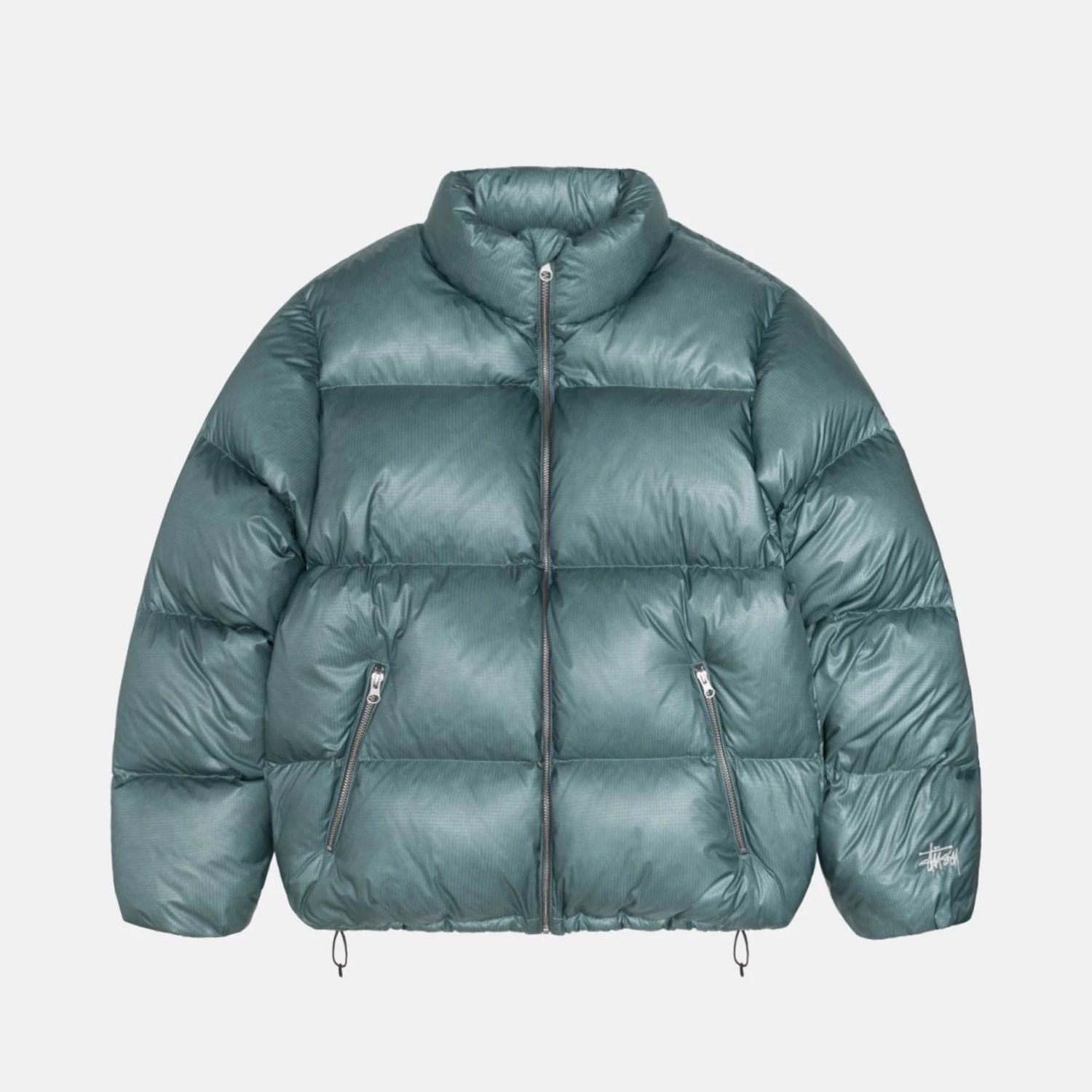 Stussy Down Puffer Parachute Ripstop "Powder Blue"