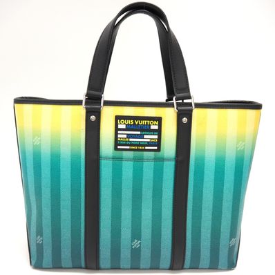 Louis Vuitton Weekend Tote PM Damier "Green/Yellow"