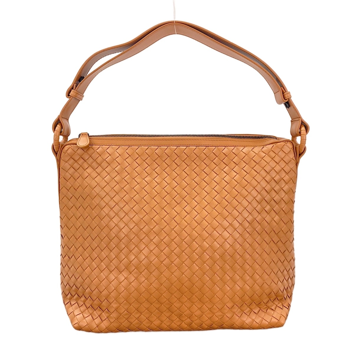 ボッテガヴェネタ BOTTEGAVENETA レザー イントレチャート ショルダーバッグ【中古】
