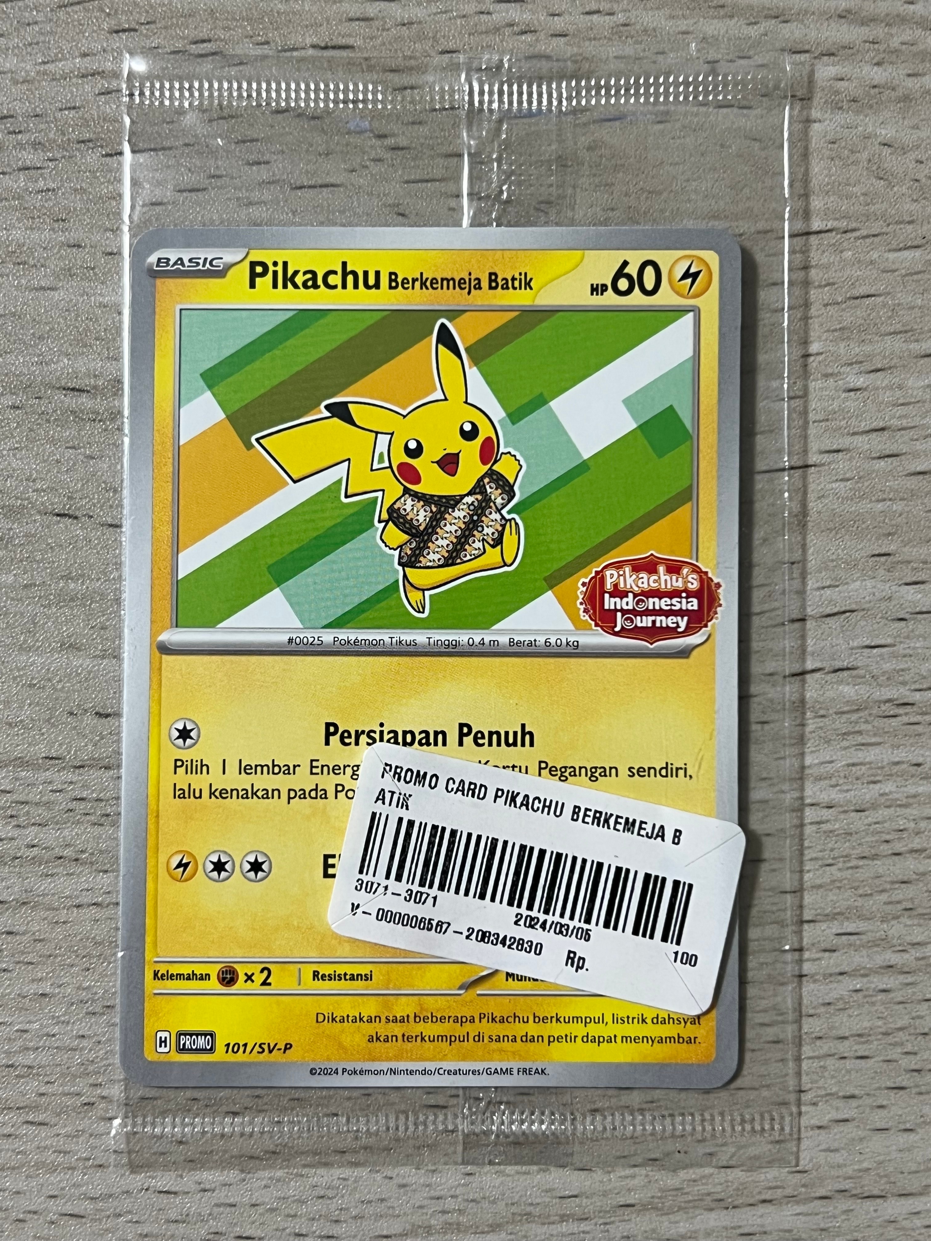 PSA10】バティックシャツを着たピカチュウ (ピカチュウ柄) P [SV-P 101