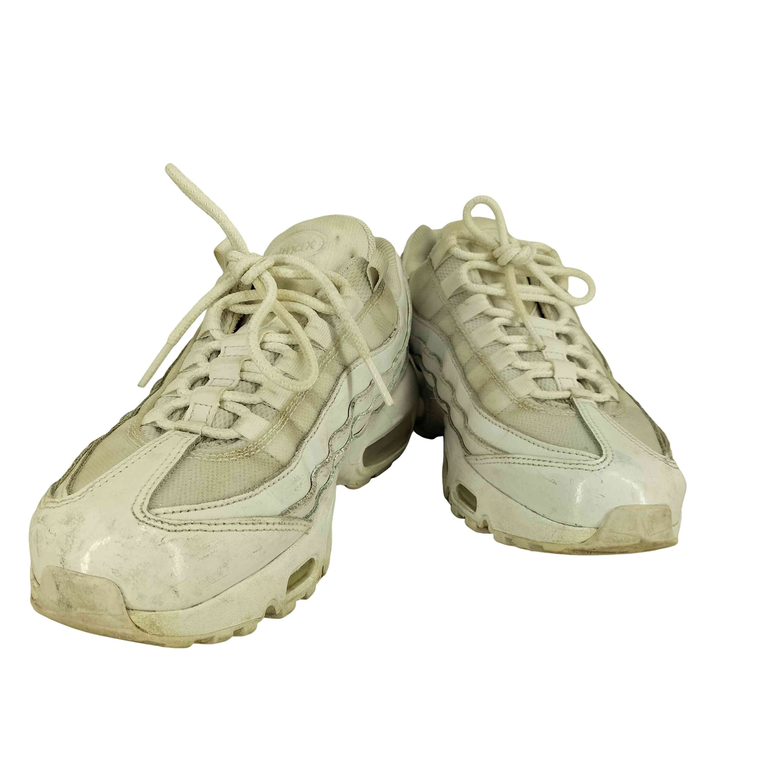 Nike Women's Air Max 95 Triple White【1140749358761】