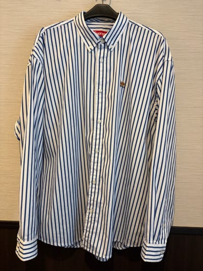 Supreme Stripe Shirt "White"