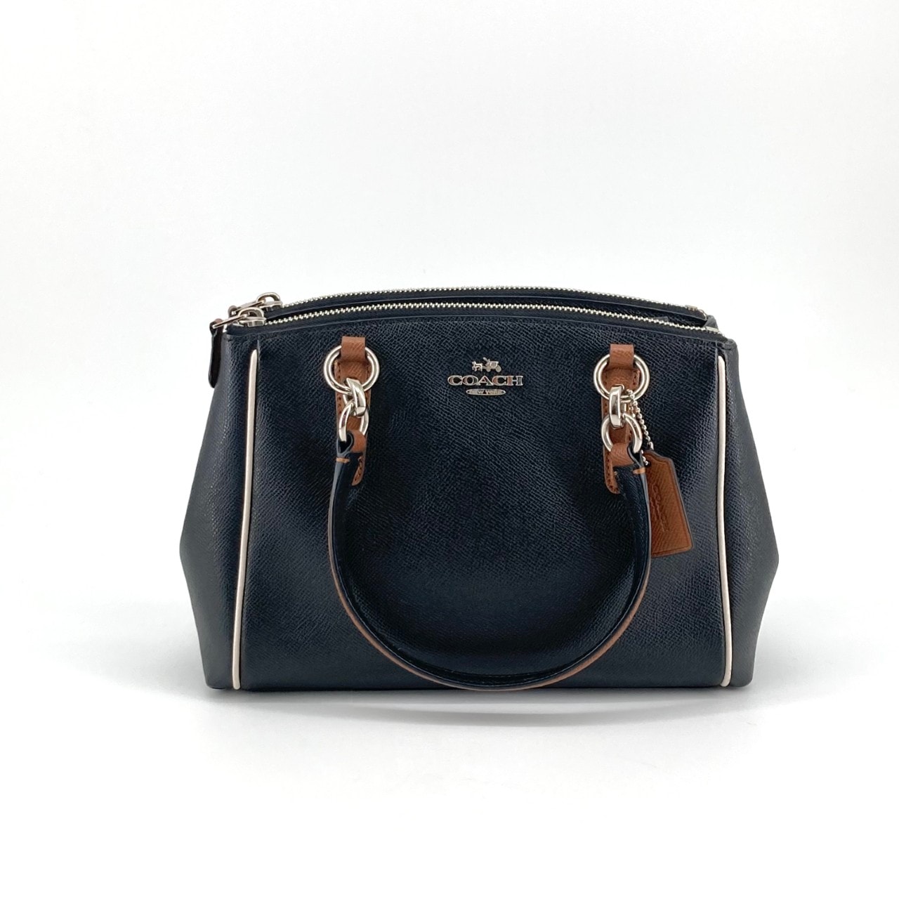 COACH(コーチ) ミニクリスティーキャリーオール F57487 ハンドバッグ ブラック