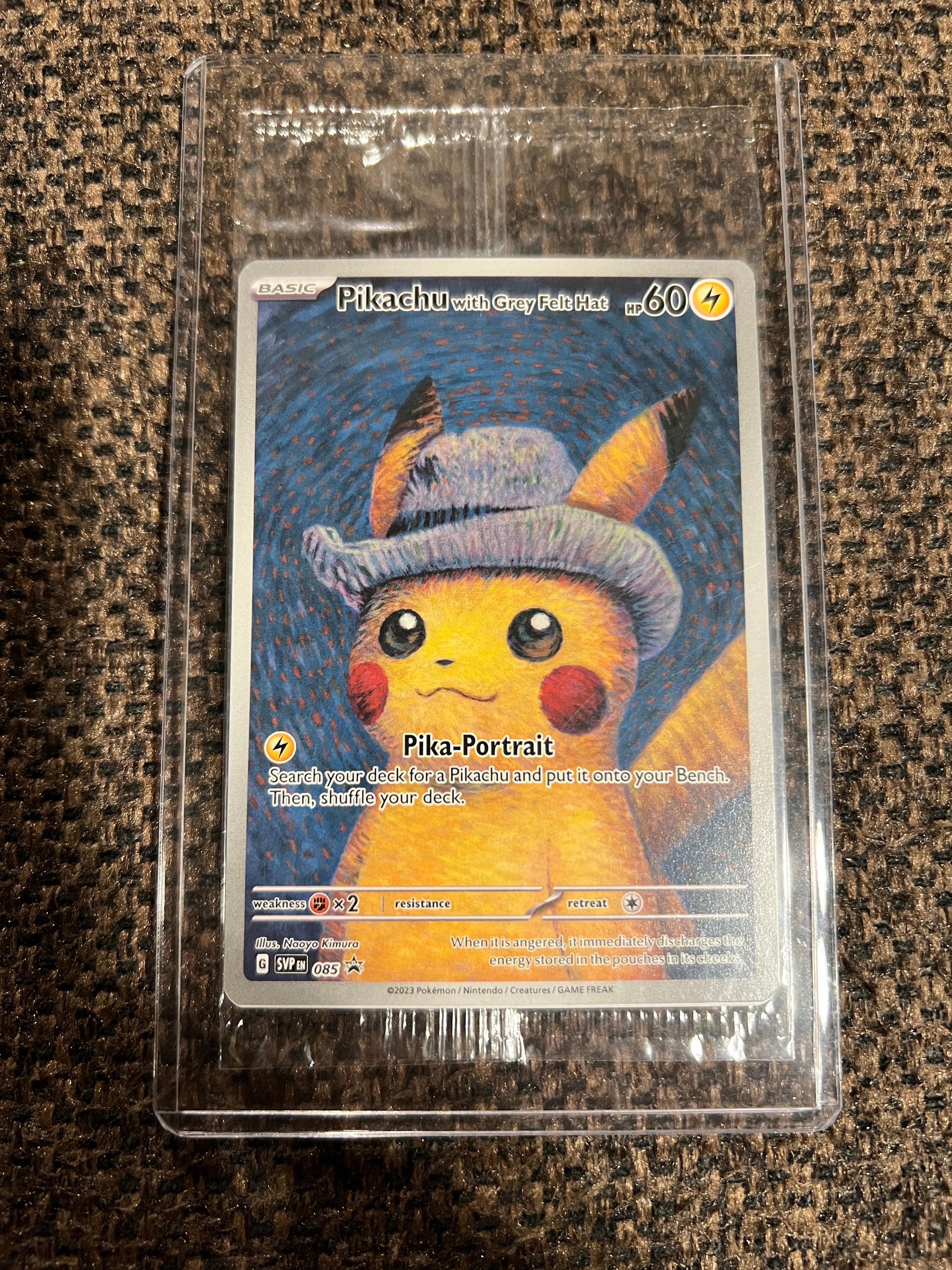 ゴッホピカチュウ プロモ SVP EN 085 【英語版】 #437 ピカチュウ : プロモ [SVP EN 085](「ゴッホ展」 プロモーションカード