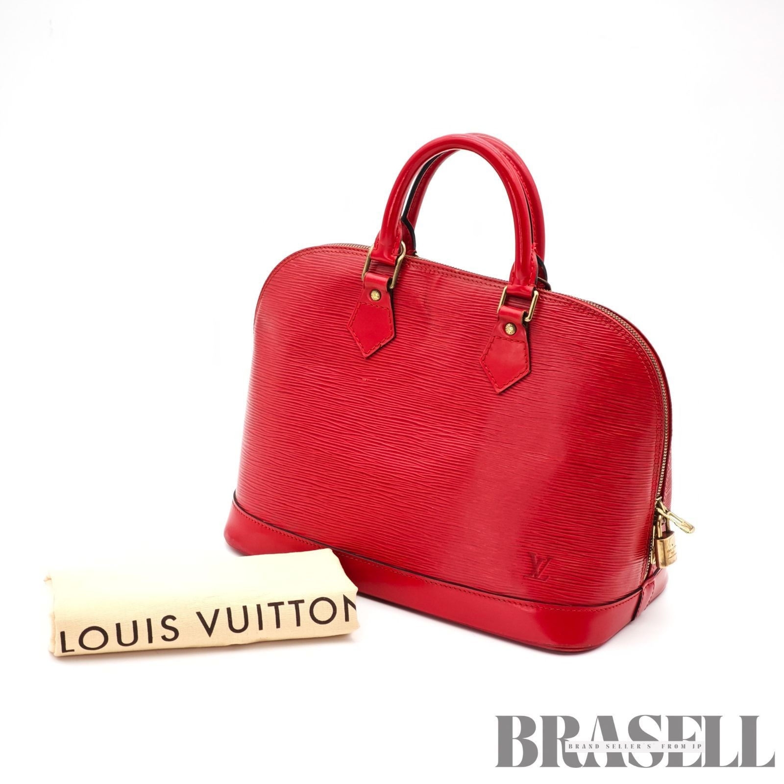 LOUIS VUITTON ルイ・ヴィトン アルマ PM Louis Vuitton Epi アルマ PM M52147 AR1906 ハンドバッグ Leather Red レディース