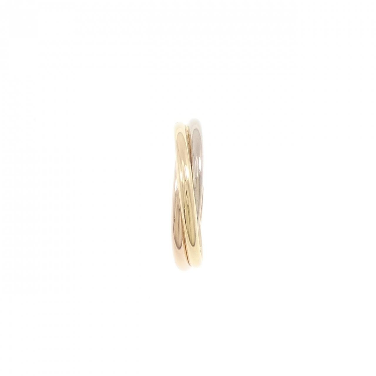 カルティエ 750スリーカラー ピアス 片耳