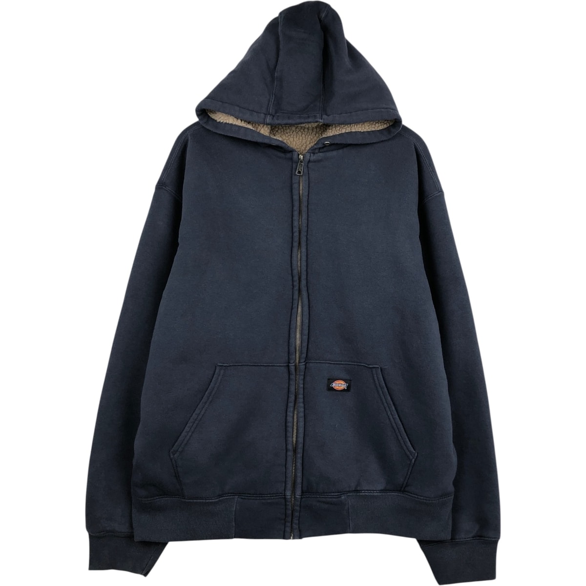 古着 ディッキーズ Dickies スウェットフルジップパーカー メンズXL相当/eaa627852