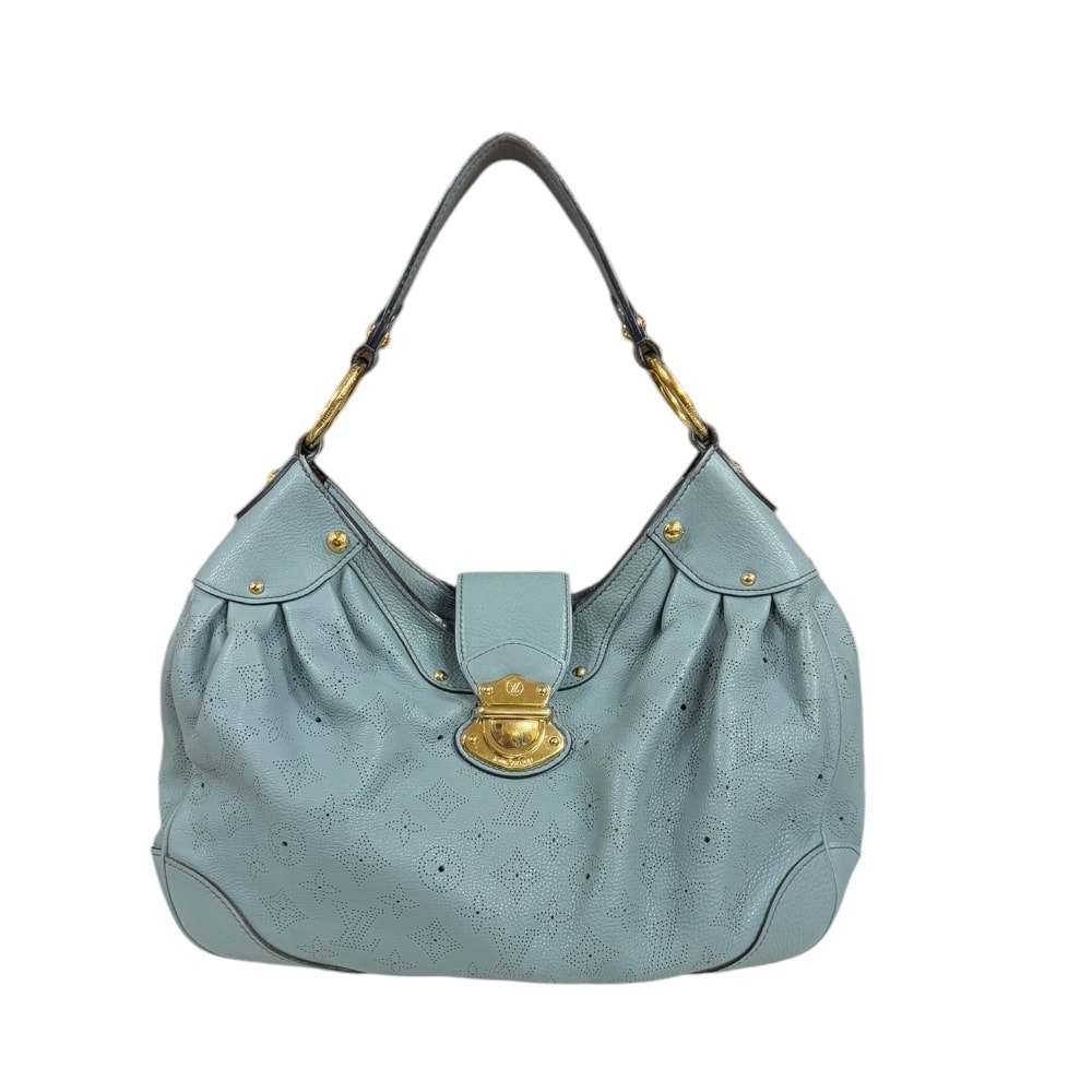 ルイヴィトン ソーラーPM マヒナ ショルダーバッグ モノグラムマヒナ M93444 ブルー レディース LOUIS VUITTON 中古