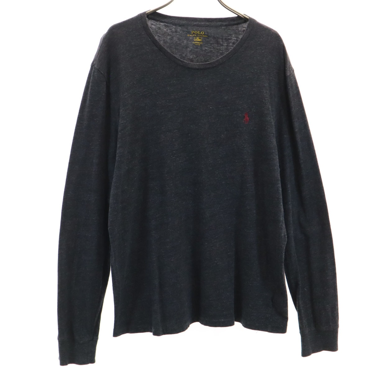POLO RALPH LAUREN ポロラルフローレン 長袖 Tシャツ M グレー ロンT