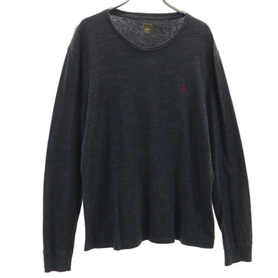 POLO RALPH LAUREN ポロラルフローレン 長袖 Tシャツ M グレー ロンT