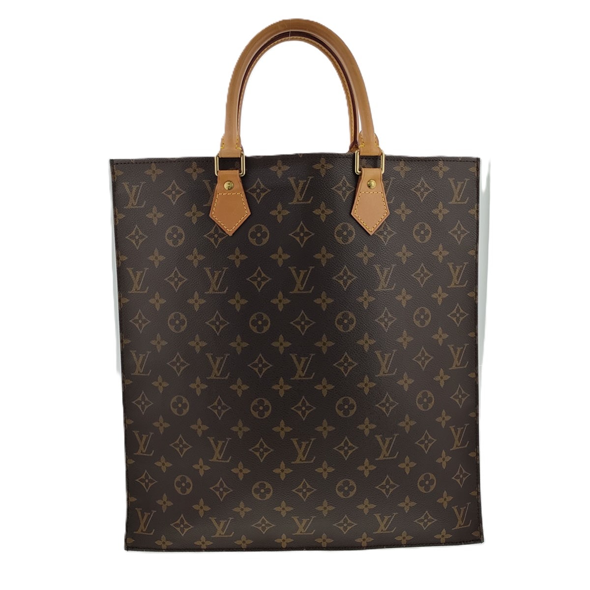 LOUIS VUITTON ルイ・ヴィトン サック・プラ トートバッグ M51140 モノグラム ブラウン  レディース【中古】
