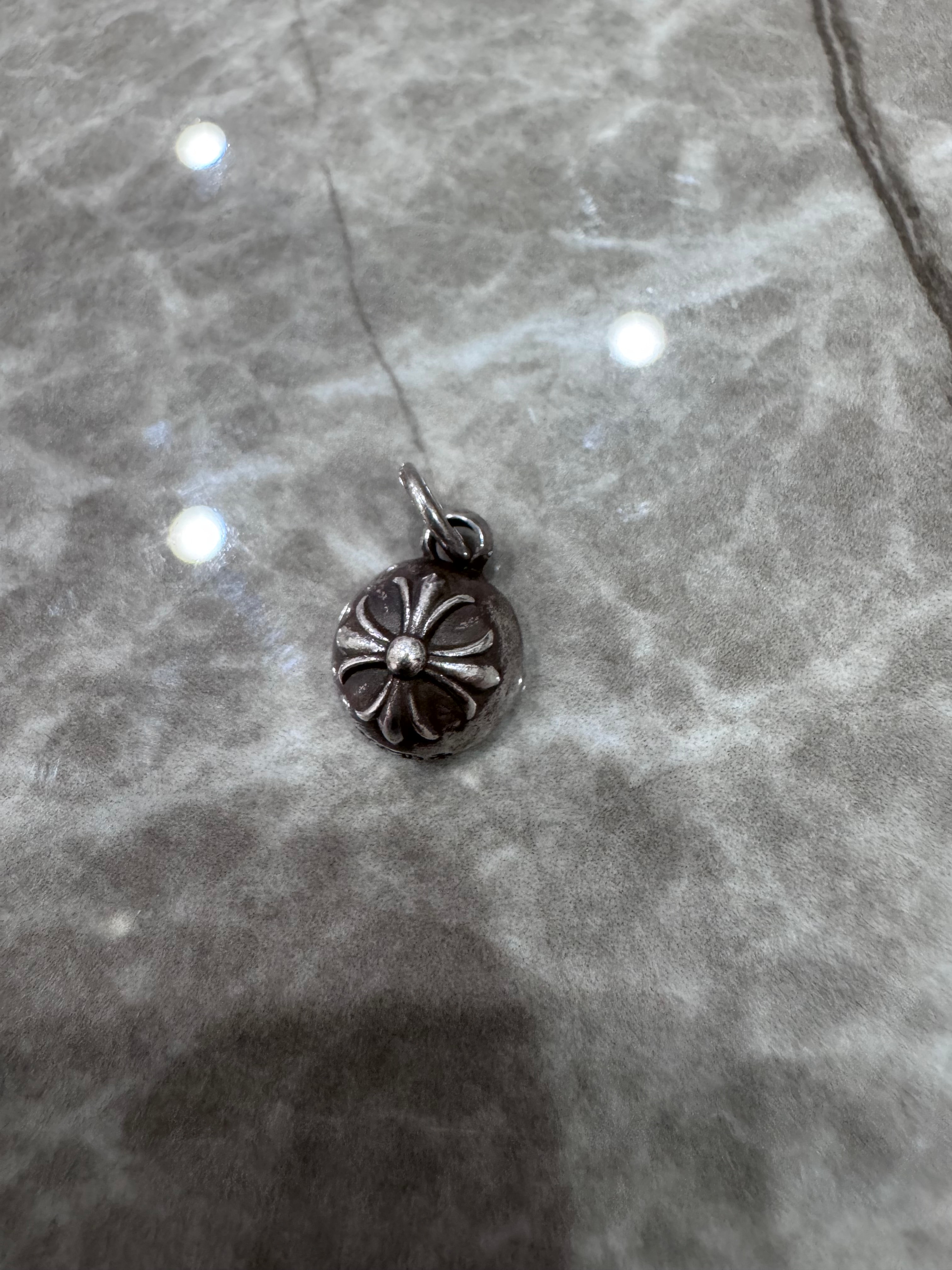 Chrome Hearts Negative CH Plus Charm "Silver"