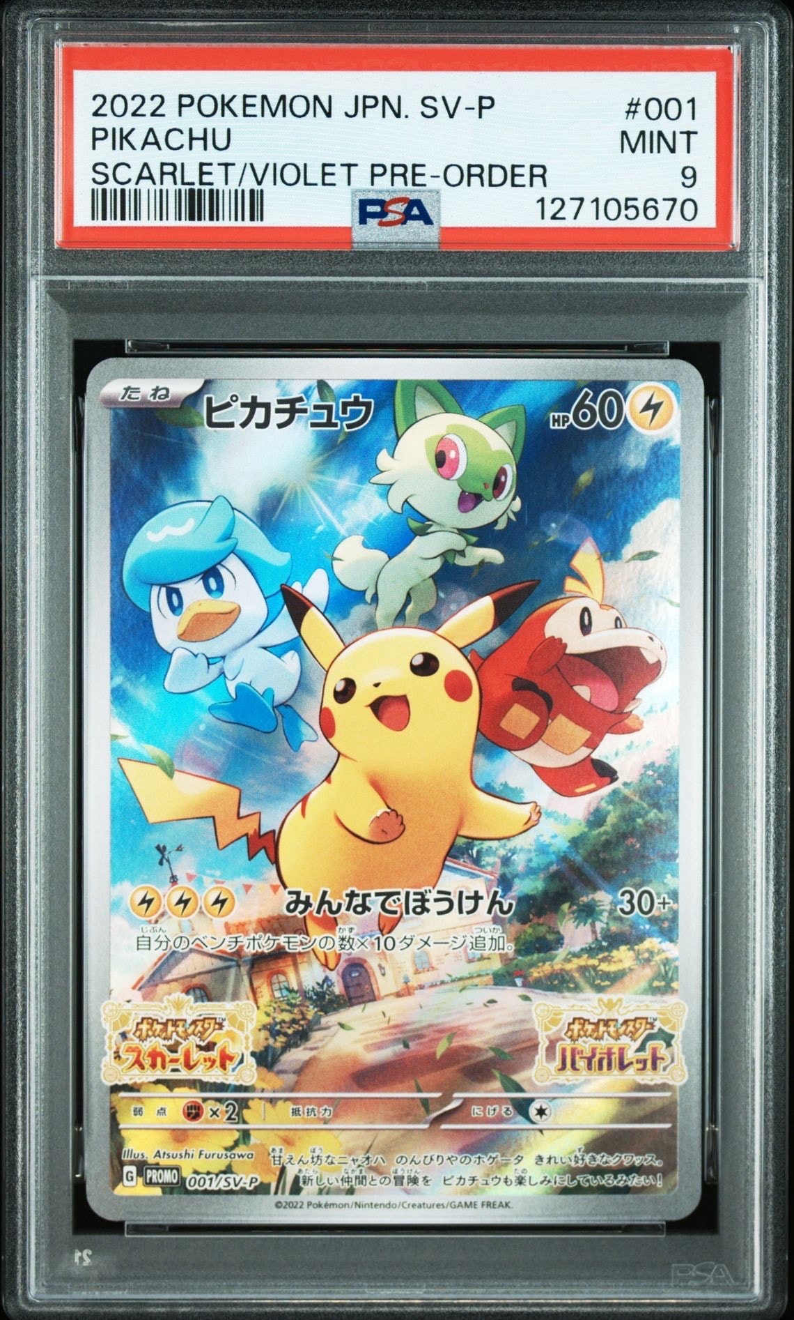 PSA9】ポッチャマ CHR[sm11b 052/049](強化拡張パック「ドリームリーグ