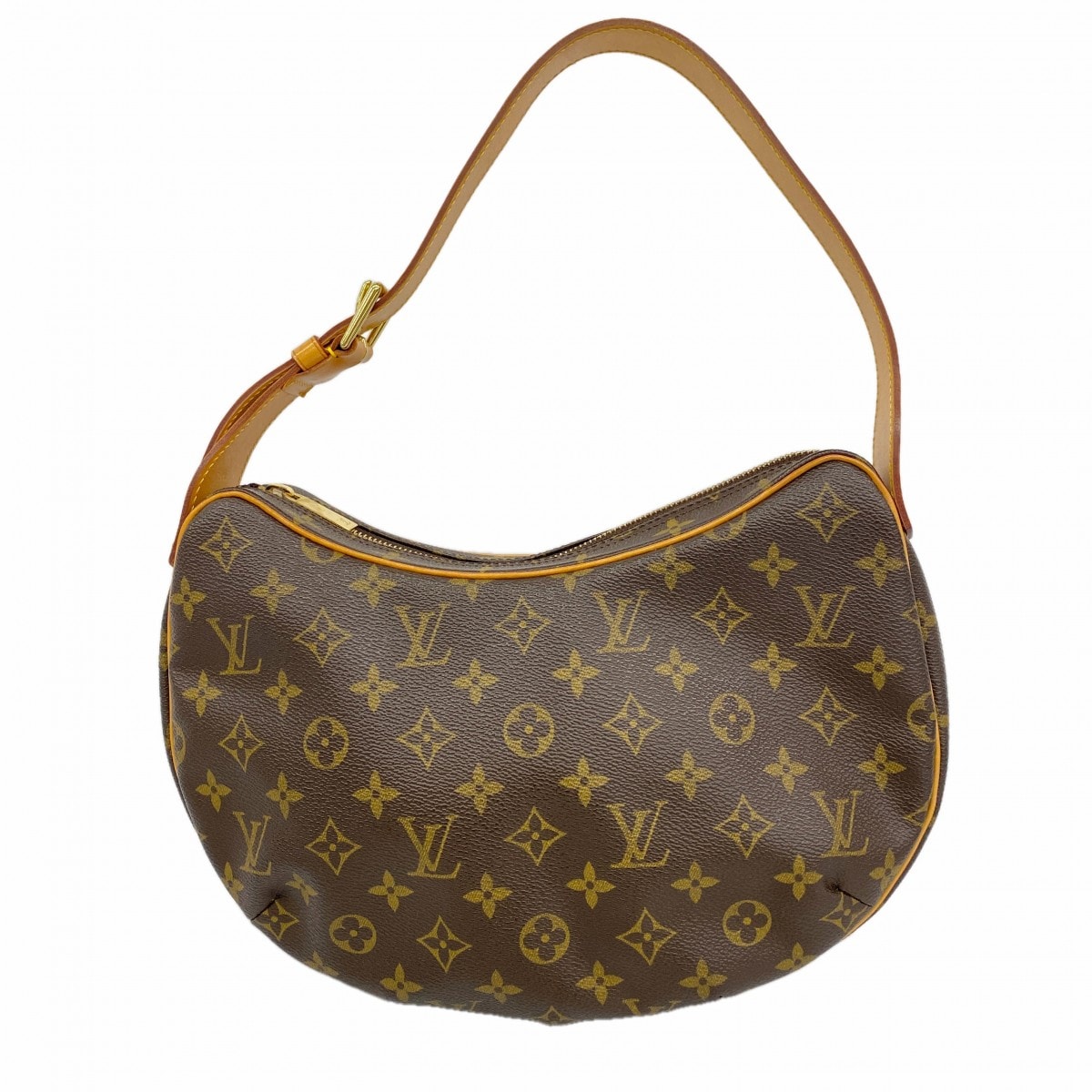 ★最終価格【6ce5918】ルイヴィトン ショルダーバッグ モノグラム クロワッサンMM M51512  ブラウン【中古】レディース