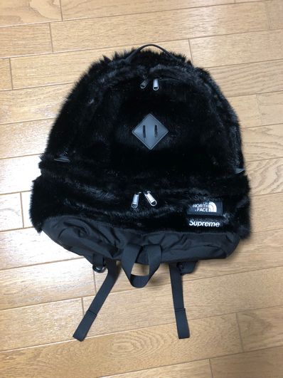 Supreme x The North Face Faux Fur Backpack "Black"