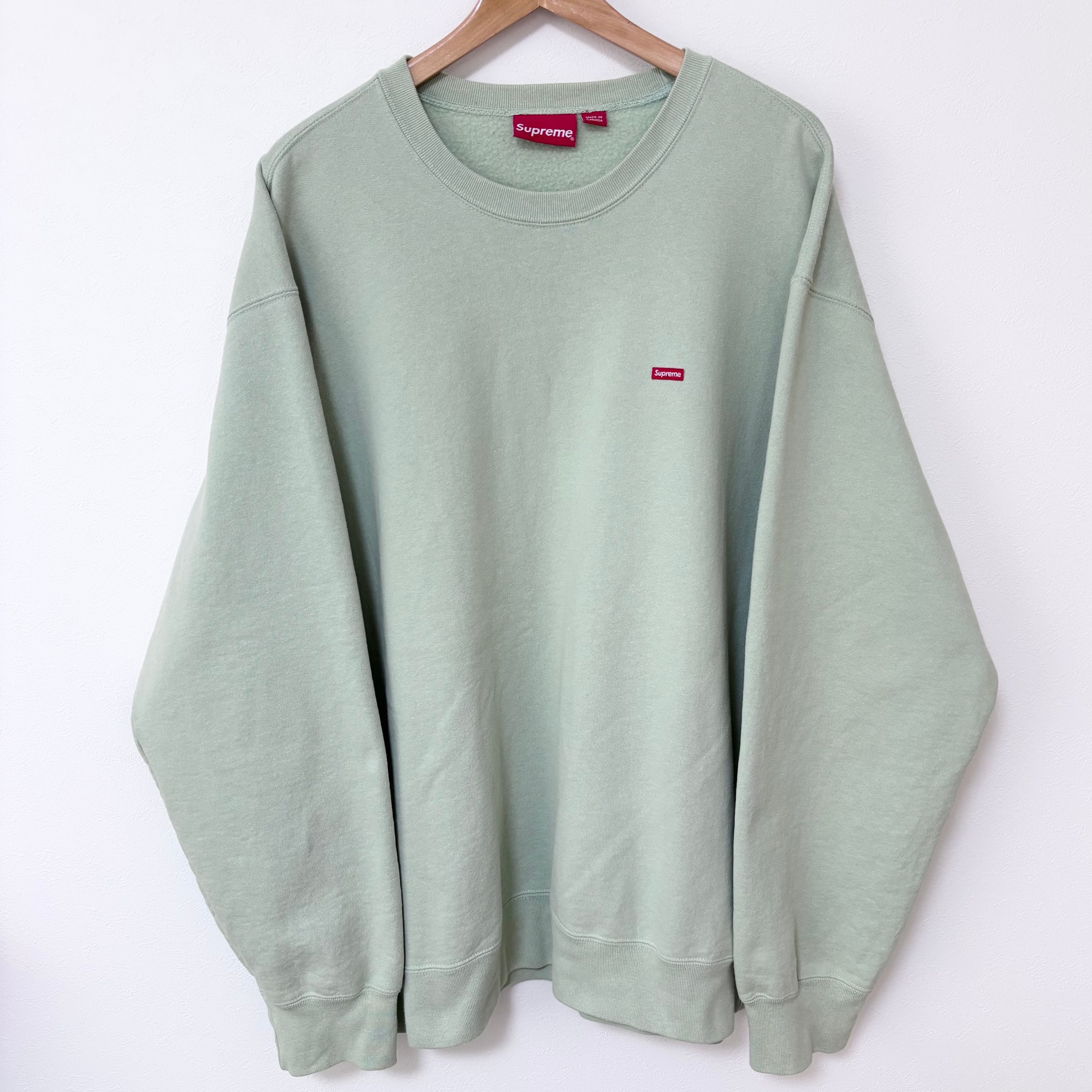 Supreme Small Box Crewneck "Light Slate" (22FW)