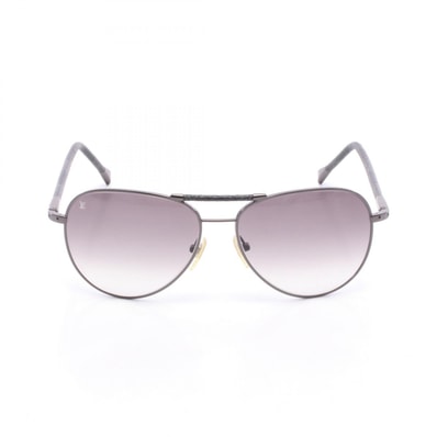 ルイ・ヴィトン LOUIS VUITTON コンスピラシオン パイロット ダミエグラフィット グラデーションレンズ サングラス 衣料品 メタル / PVC メンズ ブラック系 Z0439U 【中古】