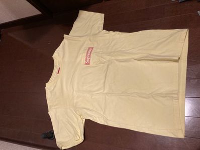 Supreme Mesh Stripe Pocket Tee "Yellow"