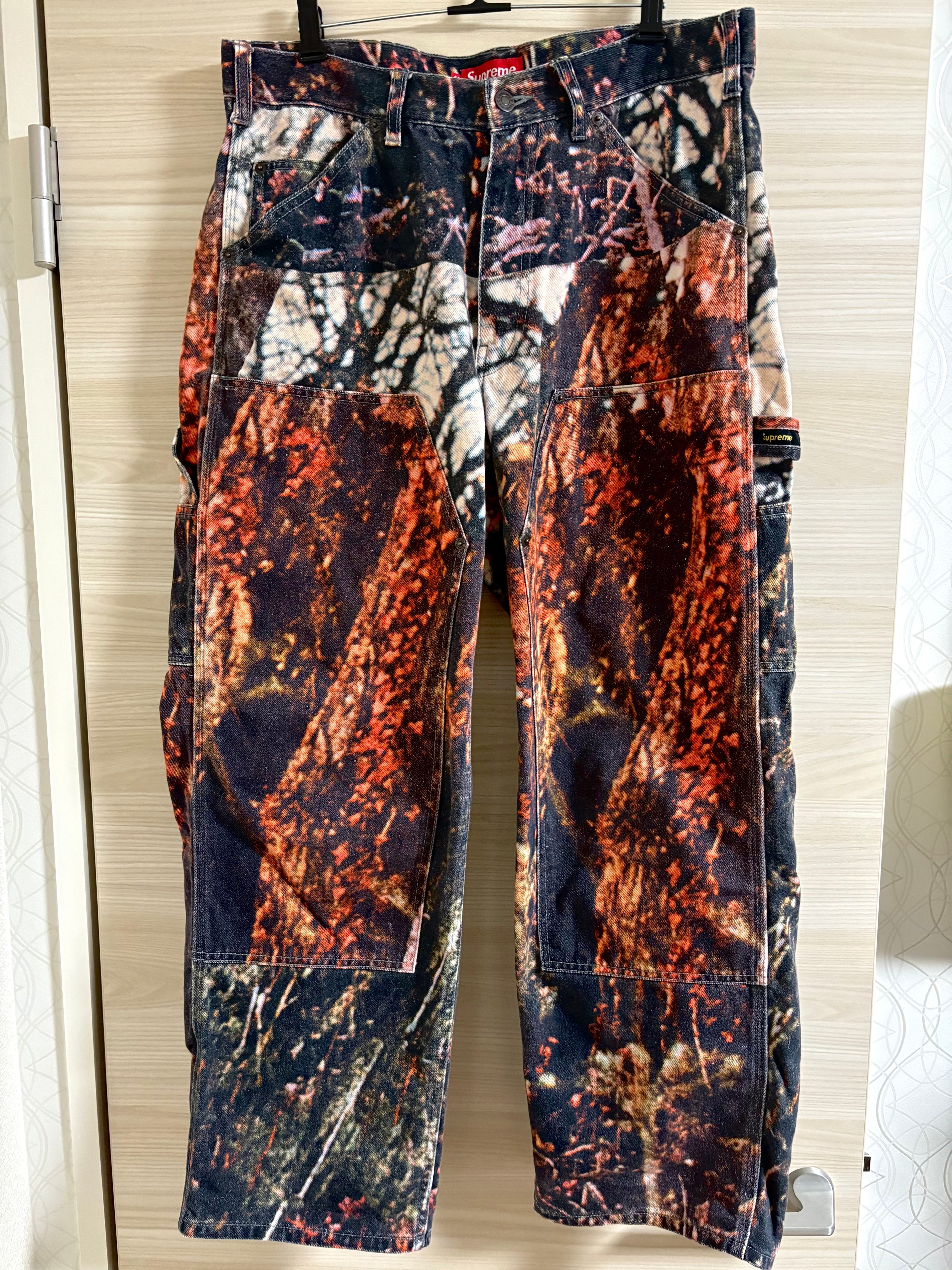 Supreme Double Knee Denim Painter Pant "Woods"