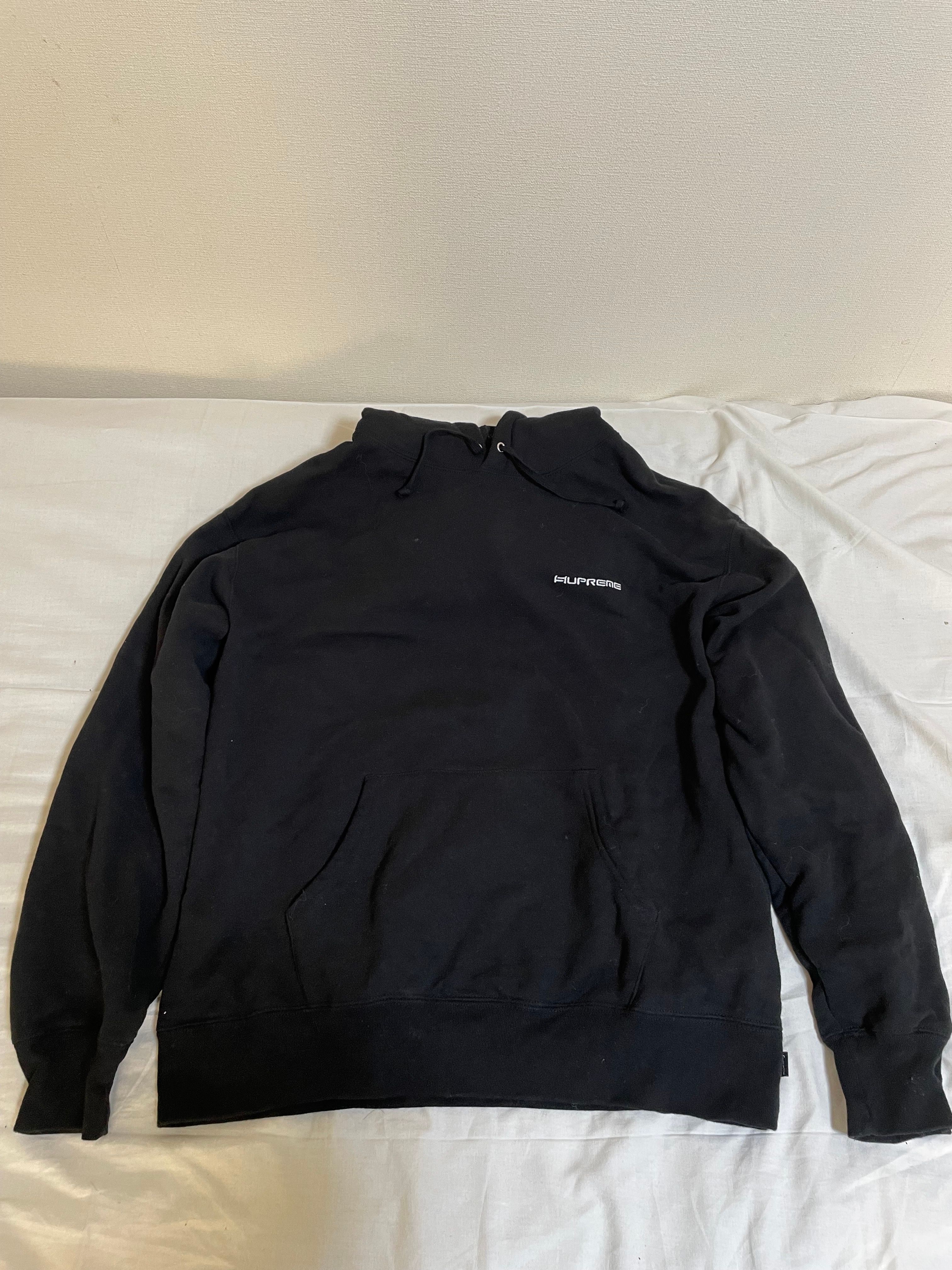 Supreme AOI Stacked Hooded Sweatshirt "Black"