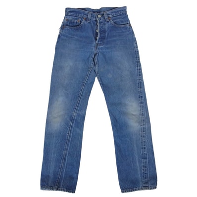 Levi's リーバイス デニムパンツ 80s 501 赤耳 ボタン裏刻印558 デニム パンツ インディゴブルー系 27【中古】