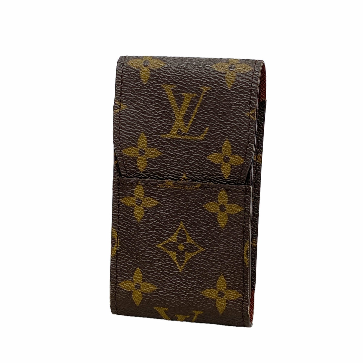 【6kc2064】ルイヴィトン シガレットケース モノグラム エテュイシガレット M63024 ブラウン【中古】メンズ レディース ユニセックス