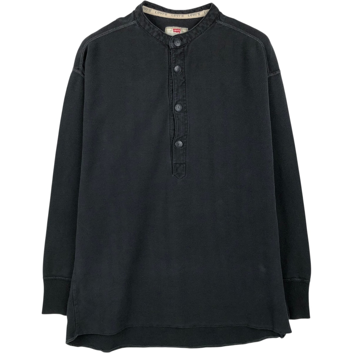 古着 90年代 リーバイス Levi's ヘリンボーン ヘンリーネック サーマルロングTシャツ メンズL相当 ヴィンテージ/eaa654995