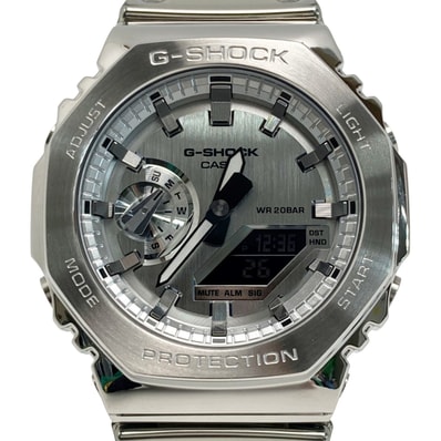 ☆☆CASIO カシオ G-SHOCK FINE METALLIC SERIES GM-2100YM-8AJF シルバー クォーツ メンズ 腕時計