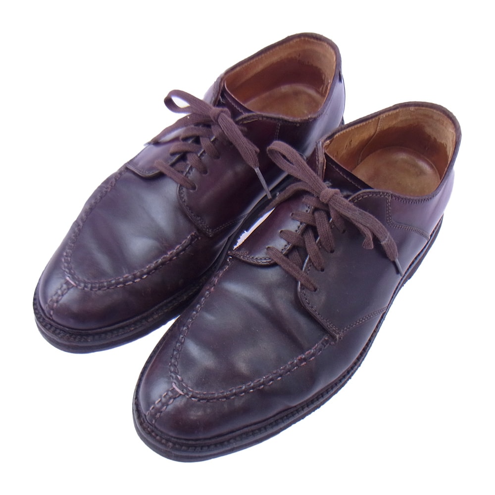 ALDEN オールデン その他靴 99289 Uチップ レザー タンカー サドル コードバン シューズ ブラウン系 7.5【中古】