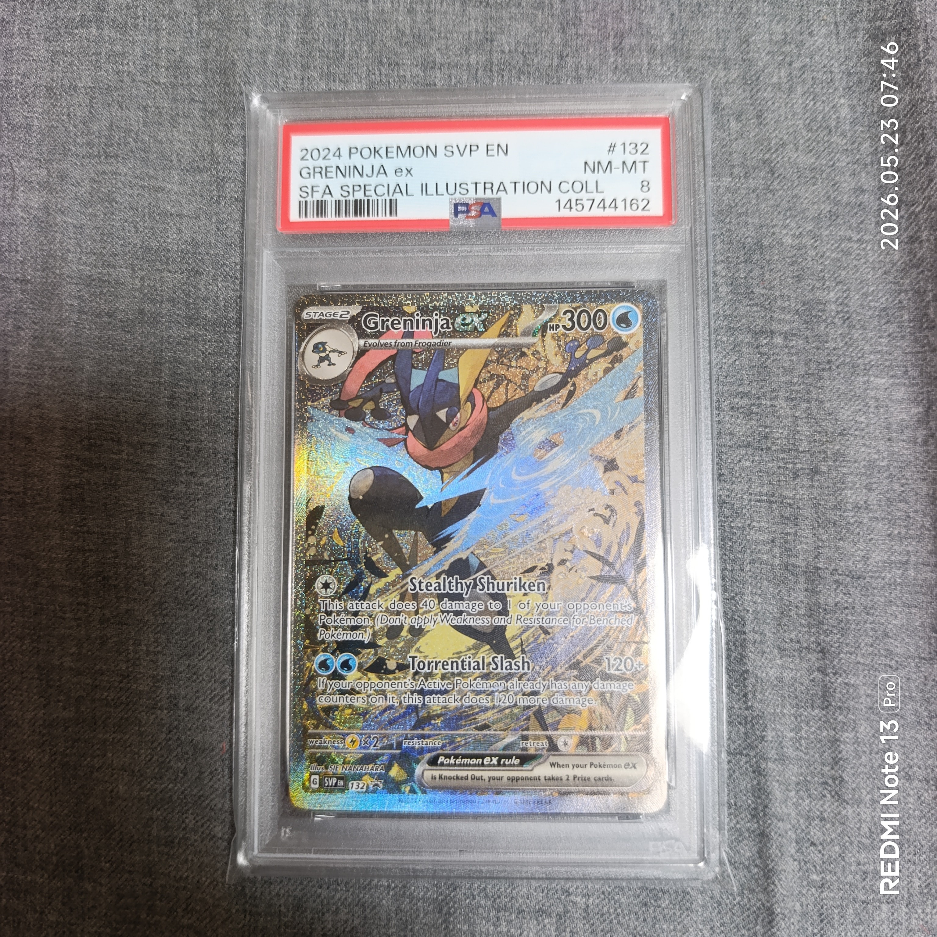 ゲッコウガex P [SVP EN 132]【英語版】(スカーレット&バイオレット