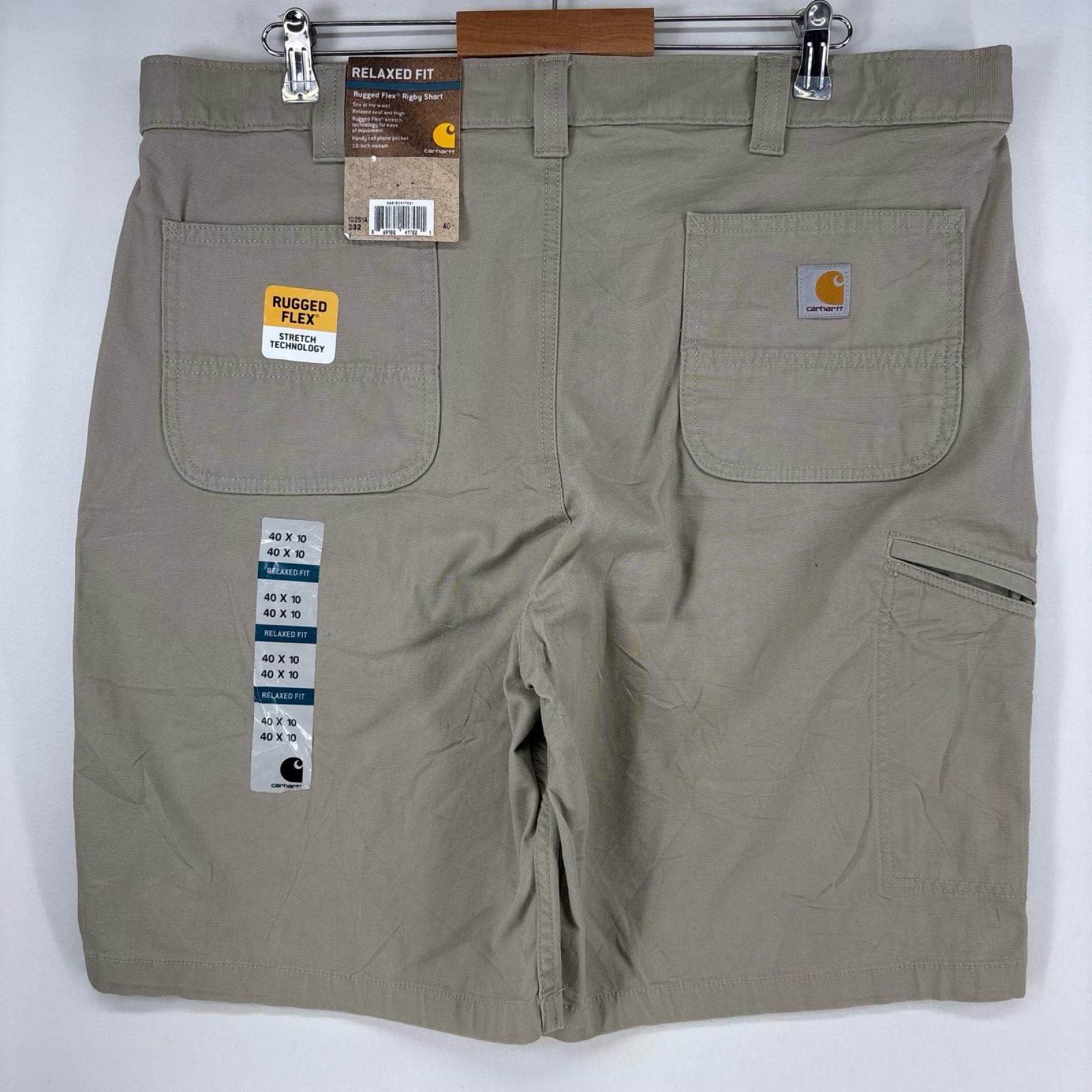 古着 デッドストック カーハート Carhartt ダック ショートパンツ ペインター タグ付き ハーフパンツ w40 L10 グレー メンズ