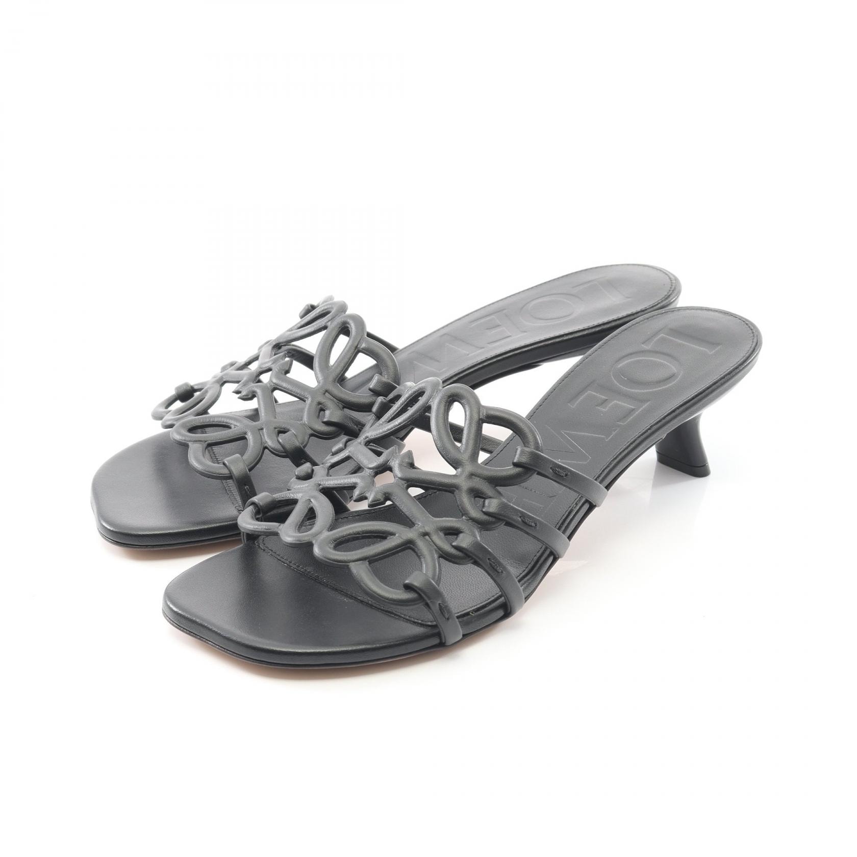 A (未使用に近い)】ロエベ LOEWE ペタル アナグラム スライド サンダル