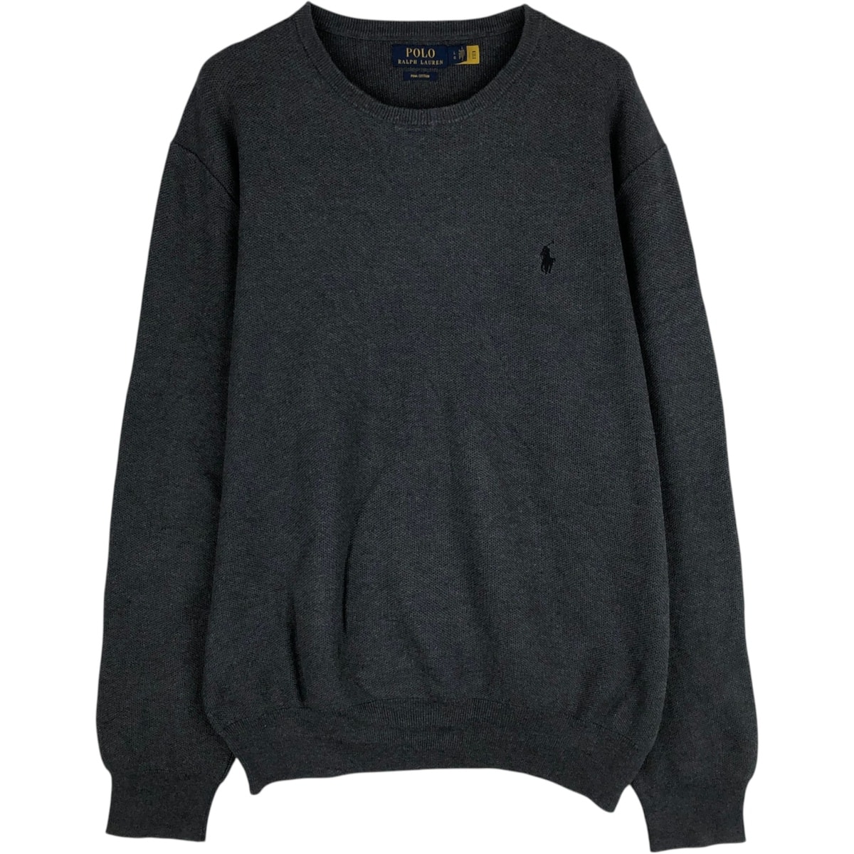 古着 ラルフローレン Ralph Lauren POLO RALPH LAUREN コットンニットセーター メンズL相当/eaa645906