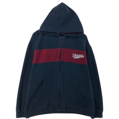 古着 ラルフローレン Ralph Lauren CHAPS チャップス スウェットフルジップパーカー メンズXL相当/eaa525050