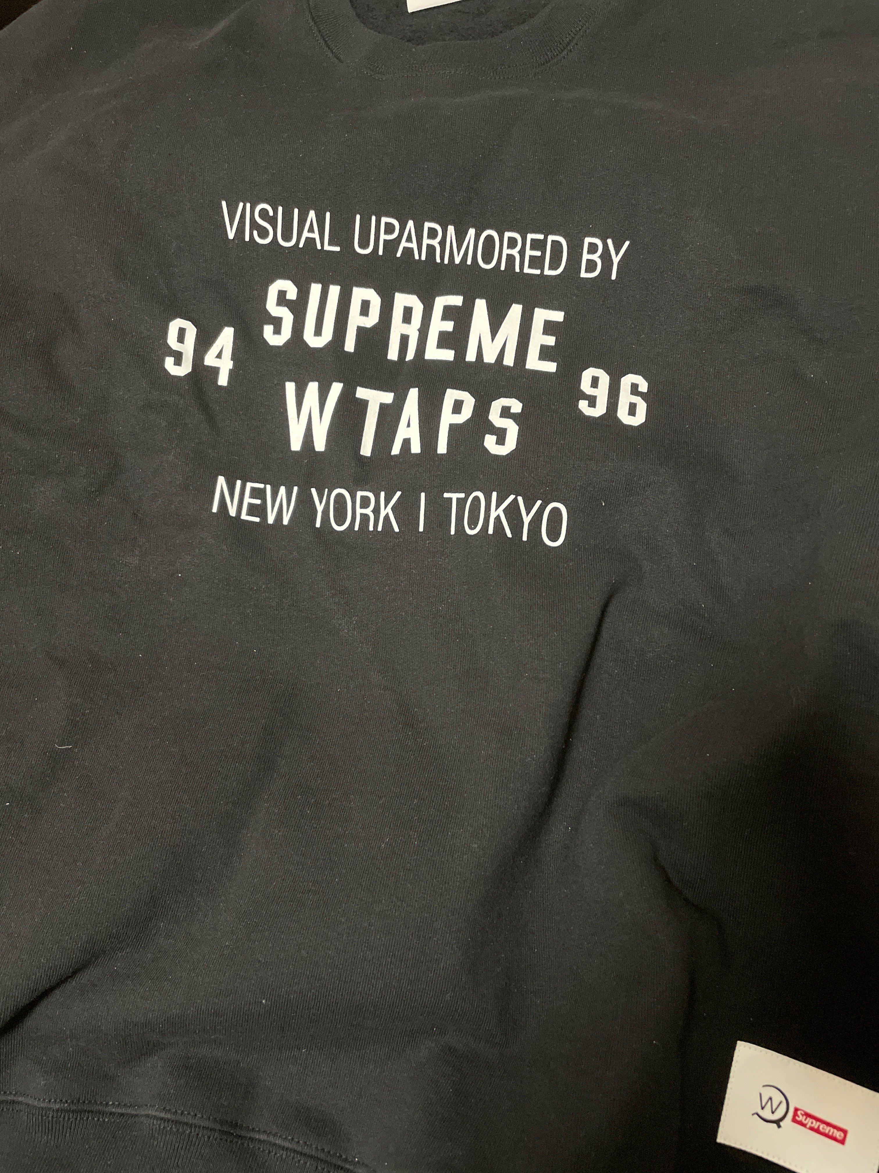 Supreme / WTAPS Crewneck "Black" 21274SPD-CSM03S