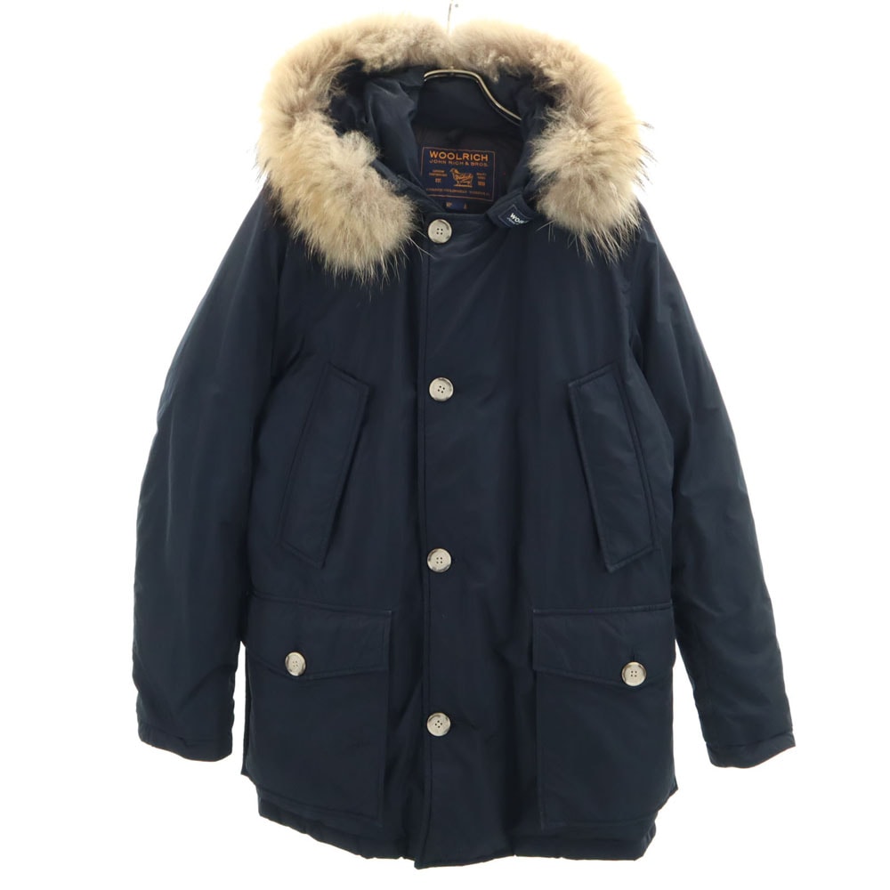 WOOLRICH ウールリッチ モルドバ製 アークティック パーカー S ネイビー ARCTIC PARKA たぬきファー